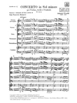 Concerto en sol min. - F. 1 n° 16 RV 332 - Partitura - VIVALDI